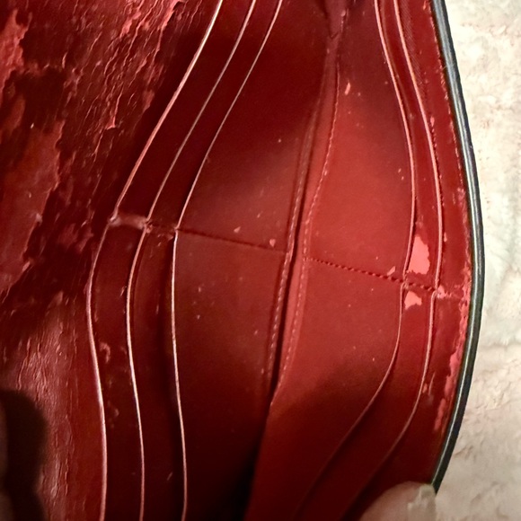 Coach Women's Dark Brown Snakeskin Wallet - Picture 6 of 7